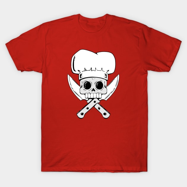 Cook skull T-Shirt by mauriciomorali